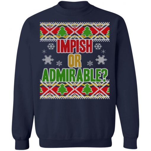 Impish or Admirable Ugly Christmas Sweater