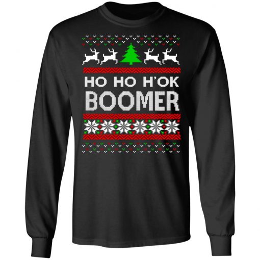 Ho Ho H'ok Boomer Ugly Christmas Sweatshirt