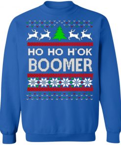 Ho Ho H'ok Boomer Ugly Christmas Sweatshirt