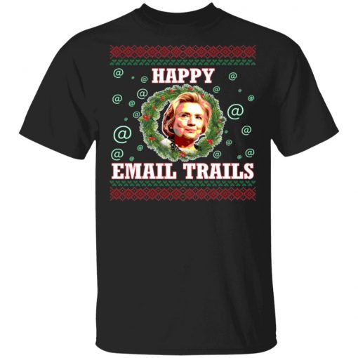 Hillary Happy Email Trails Ugly Christmas Sweater