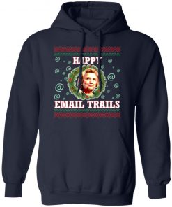 Hillary Happy Email Trails Ugly Christmas Sweater