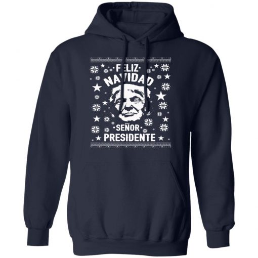 Feliz Navidad Senor President Donald Trump Ugly Christmas Sweater