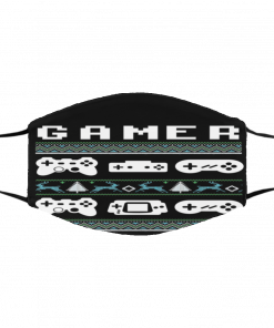 Gamer Video Game Ugly Christmas face mask