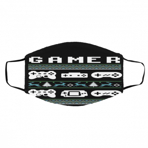 Gamer Video Game Ugly Christmas face mask