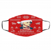 Frederick Chopin Merry Ugly Christmas face mask