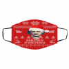 Edgar Allan Poe Merry Poemas Ugly Christmas face mask