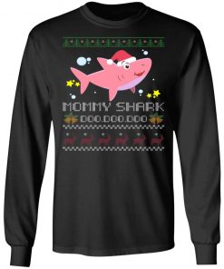 Christmas Mommy Shark Ugly Christmas Sweater