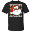 Black Santa Claus Ugly Christmas Sweater