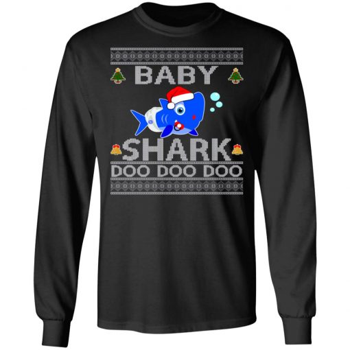 Baby Shark Doo Doo Cute Ugly Christmas Sweater