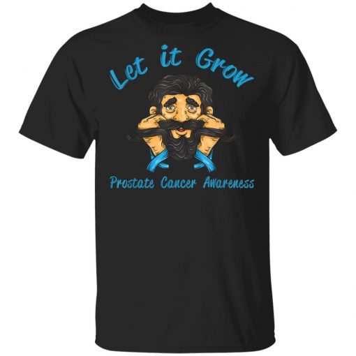 November Prostate Cancer Awareness Month Man with Mustache T-Shirt