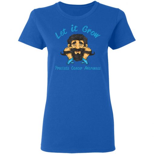 November Prostate Cancer Awareness Month Man with Mustache T-Shirt