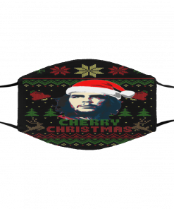 Cherry Christmas Che Guevara Ugly Christmas face mask