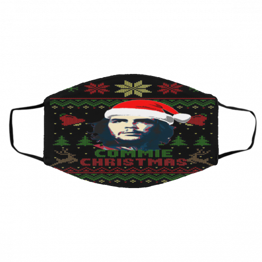 Che Guevara Commie Ugly Christmas face mask