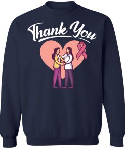 Breast Cancer Thank You Doctor Long Sleeve T-Shirt