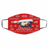 Charles Dickens Merry Dickmas Ugly Christmas face mask