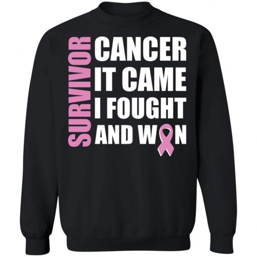 Breast Cancer Awareness Fight Cancer Ribbon Long Sleeve T-Shirt
