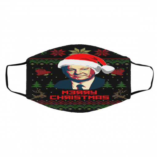 Boris Yeltsin Merry Ugly Christmas face mask