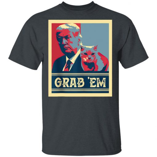 Grab Em Vote Pro Donald Trump Cat Republican Conservative Tank Top