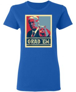 Grab Em Vote Pro Donald Trump Cat Republican Conservative T-Shirt