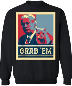 Grab Em Vote Pro Donald Trump Cat Republican Conservative T-Shirt