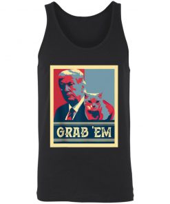 Grab Em Vote Pro Donald Trump Cat Republican Conservative T-Shirt