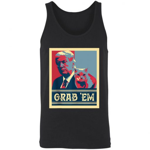 Grab Em Vote Pro Donald Trump Cat Republican Conservative T-Shirt