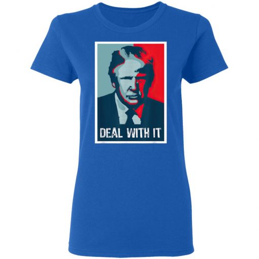 Funny Deal With It President Donald Trump T-Shirt