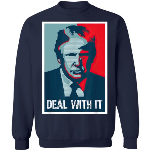 Funny Deal With It President Donald Trump T-Shirt