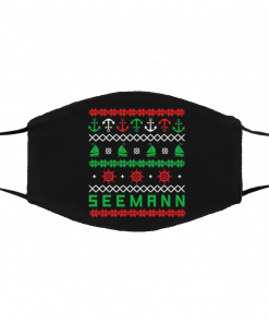 Seemann Seaman Ugly Christmas face mask