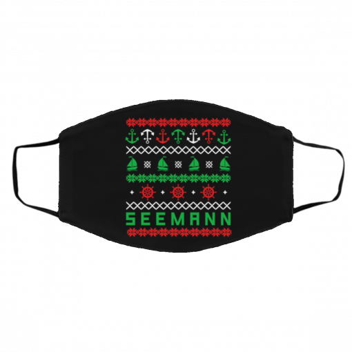 Seemann Seaman Ugly Christmas face mask