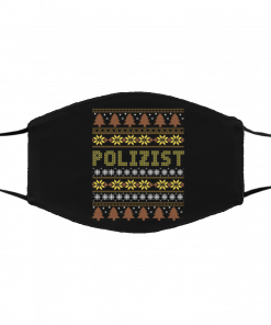 Polizist Officer Ugly Christmas face mask