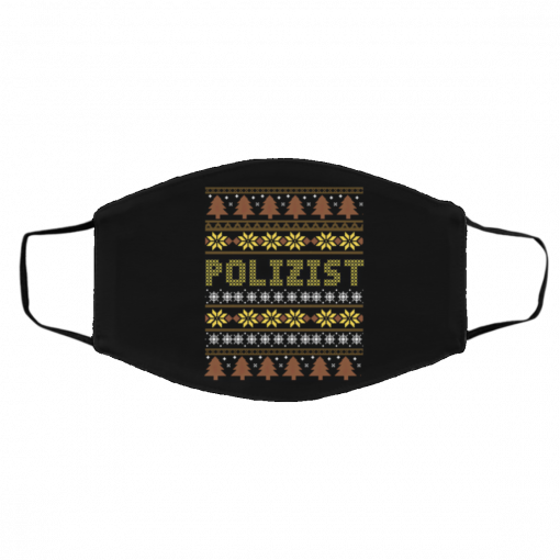 Polizist Officer Ugly Christmas face mask