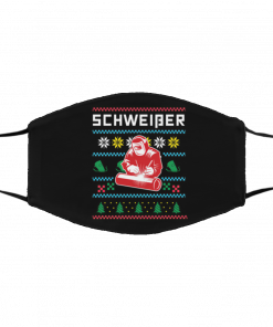 Schweier Welder Knit Ugly Christmas face mask