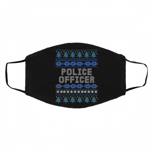 Police Officer Ugly Christmas face mask