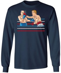 Boxer Donald Trump Boxing Biden Winning President Election Long Sleeve T-Shirt