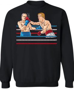 Boxer Donald Trump Boxing Biden Winning President Election Long Sleeve T-Shirt