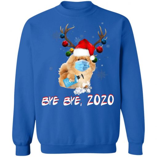 Pekingese Dog Bye Bye 2020 Christmas New Year Gifts T-Shirt