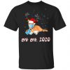 Orange Tabby Cat Bye Bye 2020 Christmas New Year T-Shirt