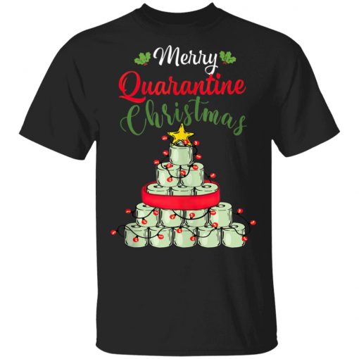 Merry Quarantine Christmas 2020 Xmas Pajamas Holidays T-Shirt