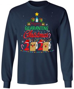 Merry Quarantine Christmas 2020 Pajamas Matching Family Long Sleeve T-Shirt