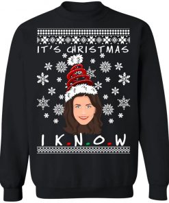 It's Christmas I KNOW Monica Geller Ugly Christmas Sweaterv