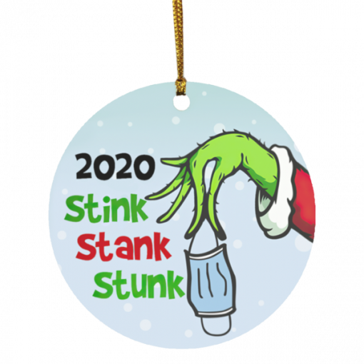 2020 Stink Stank Stunk Christmas Ornament Keepsake Decorative Christmas Holiday Ornament