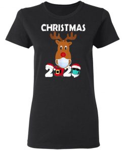 Matching Family Christmas 2020 Gifts Rudolph Reindeer Mask T-Shirt