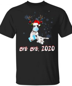 Great Dane Dog Bye Bye 2020 Christmas New Year T-Shirt
