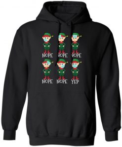 Funny Christmas Elf Proper Wearing of Mask - Mask Awareness T-Shirt