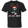 Dachshund Dog Bye Bye 2020 Christmas New Year T-Shirt