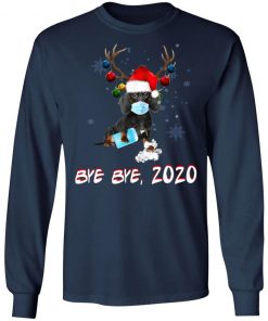 Dachshund Dog Bye Bye 2020 Christmas New Year T-Shirt