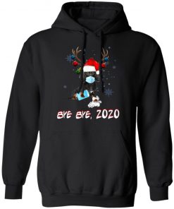 Dachshund Dog Bye Bye 2020 Christmas New Year T-Shirt