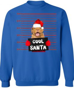 Cool Santa Dogue De Bordeaux Dog Christmas Funny T-Shirt