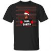 Cool Santa Doberman Pinscher Dog Christmas Funny T-Shirt